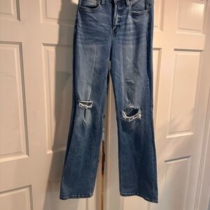 Flying Monkey Blue Flare Wide Leg Jeans